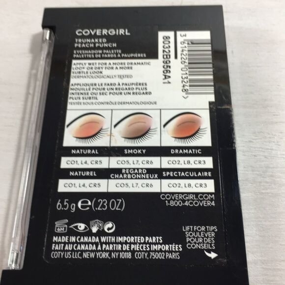 Covergirl Eyeshadow Palette Trunaked Peach Punch .23 oz New - Picture 3 of 3